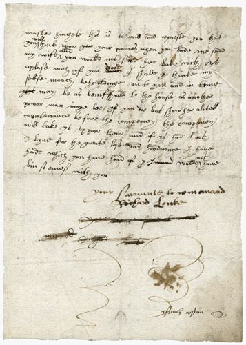 Letter from Richard Lowke